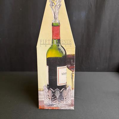 Fifth Avenue Crystal 6 Pc Wine Accessory Set 