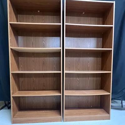 Set of 6-ft Bookshelves (2)