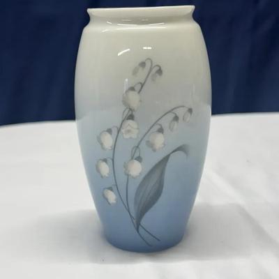Bing & Grendahl Lily of The Valley Porcelain Vase