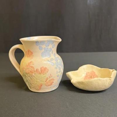Vintage Creamer And Dish