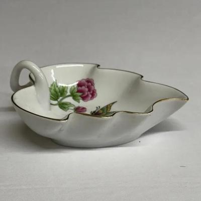 Vintage Hungarian Porcelain Leaf
