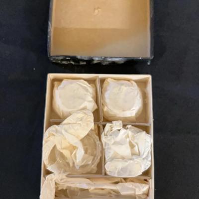 Viking Handmade Salt Cellars & Spoons (4)