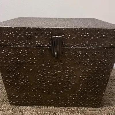 Painted Decorative Storage Box
