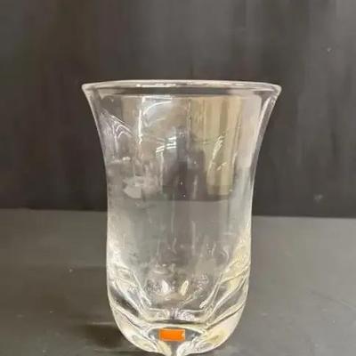 Vintage Orrefors Crystal Vase