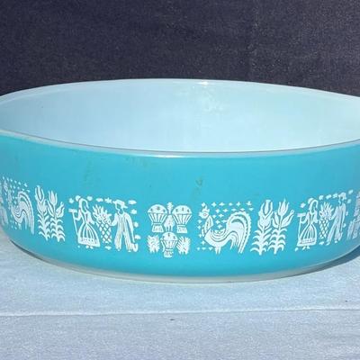 Vintage 1 Pint Pyrex “Amish Butterprint” Casserole Dish