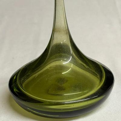 Vintage Modern Notitake Craft Art Glass Teardrop Vase