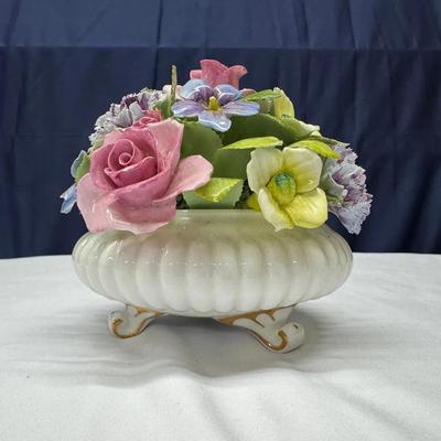 Vintage Royal Adderley Floral Bone China Figurine Boutique 