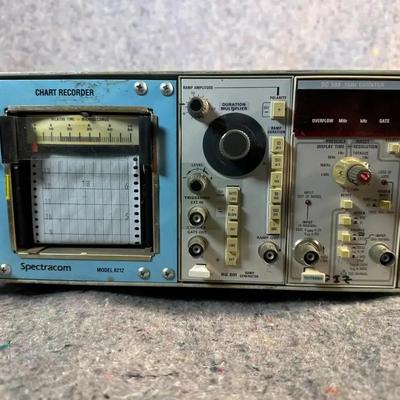 Spectracom Model 8212 Chart Recorder | Tektronix TM504 Mainframe with DC508 Counter & RG501