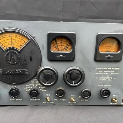 Hallicrafters SX-24 Skyrider Defiant | High Frequency Communications Receiver