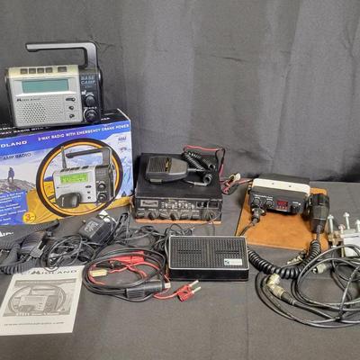 CB & Camp Radio Lot | Midland XT511 | Courier Galaxy IV | Realistic TRC-415 | Radio Equipment