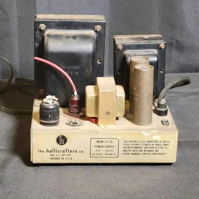 Hallicrafters P-26 | Power Supply | Amateur Radio Equipment