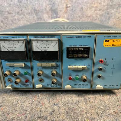 Spectracom Frequency Standard System | NBS Receiver, Phase Comparator, Oscillator & Power Supply
