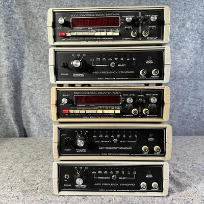 Global Specialties 5001 & 4401 | Counter Timers & Frequency Standards Lot | Test Equipment