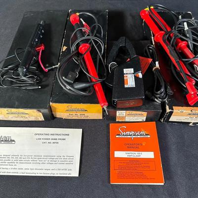 Simpson Probes & Clamp | Test Leads & Accessories | Test Equipment
