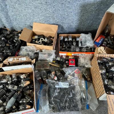 Large Lot of Vintage Vacuum Tubes | Mixed Types | Radio & Electronics | Untested