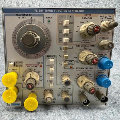 Tektronix FG 504 40MHz Function Generator | TM500 Series Plug-In Module