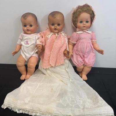 Madame Alexander 1950/60 Baby Doll 3 Count 