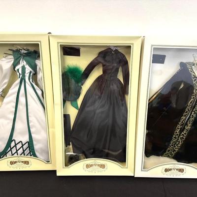 The Franklin Mint Gone With The Wind, Scarlett O’hara Wardrobe Collection Lot Two