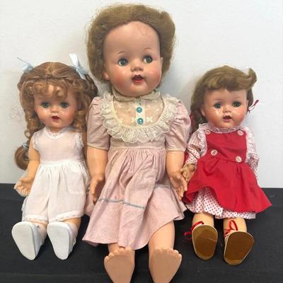 Vintage Ideal “Walker” Dolls Lot 2