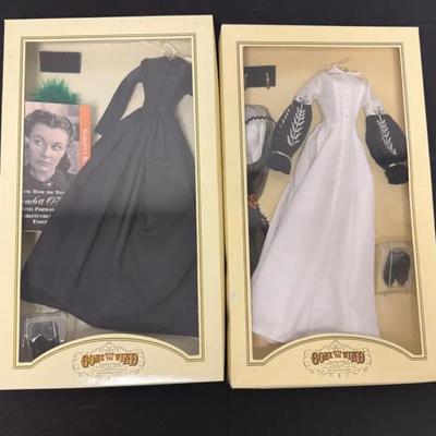 A Set Of Two Franklin Mint, Scarlett O’hara, Doll Wardrobe Collection