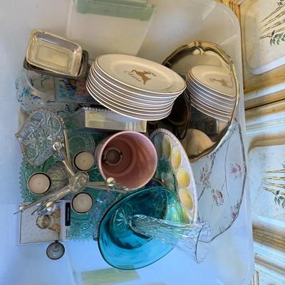 China And Crystal Mystery Lot 