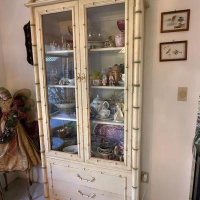 Coordinated French Country Dining Room Furniture Set with Table, Chairs, and China Cabinets