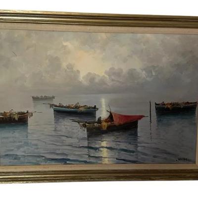Norwalk Seaport Association “Sheffield Island” Limited Edition Print – 1995