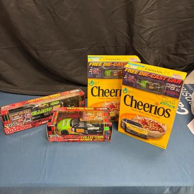 Stacey Compton NASCAR Collectibles (1 1:24 Car, 1 1:64 Transport Truck, 2 Cereal Box Cars)
