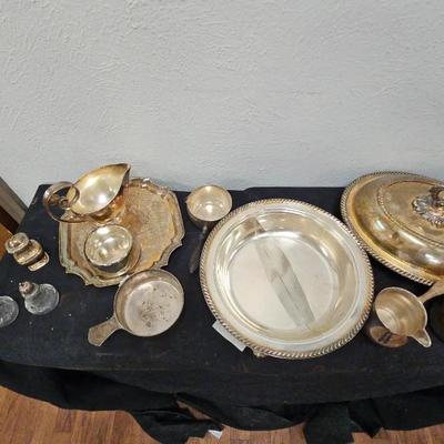 Lot Of Silver Plated, Sterling & Tiffany Items 