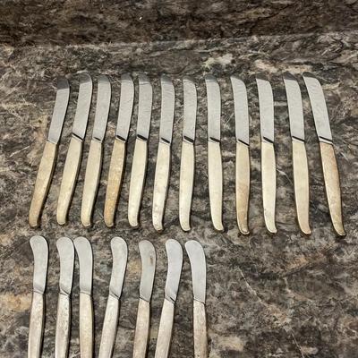 Towle Sterling Handle Stainless Blade Knives