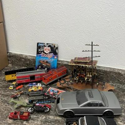 Mixed Die Cast Model Trains and Cars 