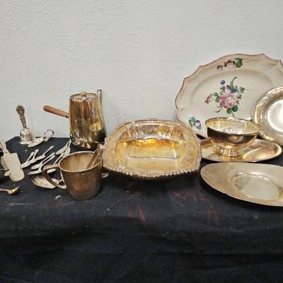 Lot Of Sterling & Silver Plated Items
