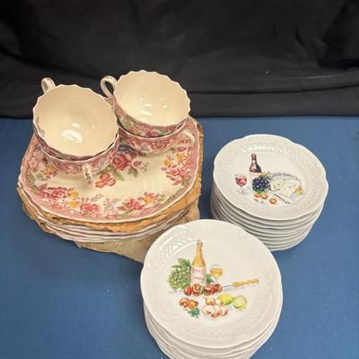 Louis Lourioux Philippe Deshoulieres, Royal Worcester Lavinia, Copeland Spode “Spode’s Bouquet”