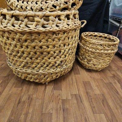 Matching Wicker Baskets.