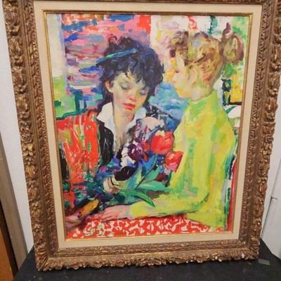 "The Conversation" signed by Luigi Corbellini 