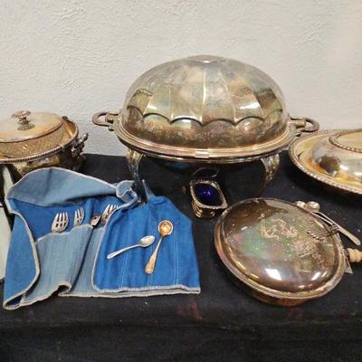 Lot Of Silver Plated, Sterling And Silver Items