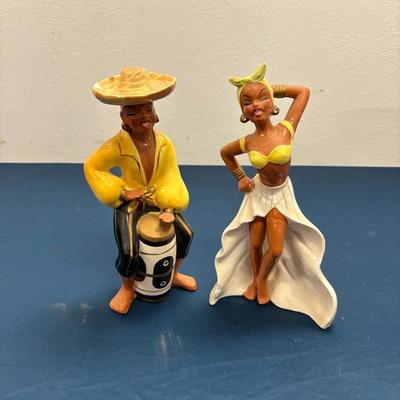 Caribbean Themed Kreiss & Co. Ceramic Figurines