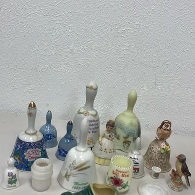 Vintage Deocrative Ceramic Bells 