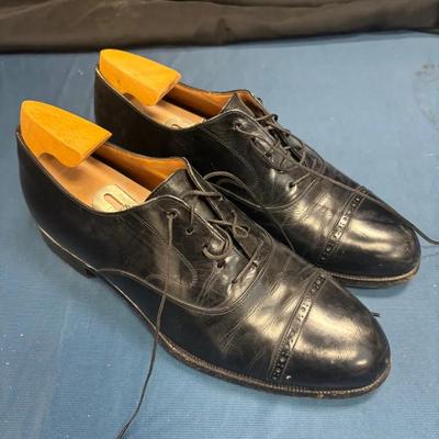 Bally Prestige Black Leather Dress Shoe Size 9