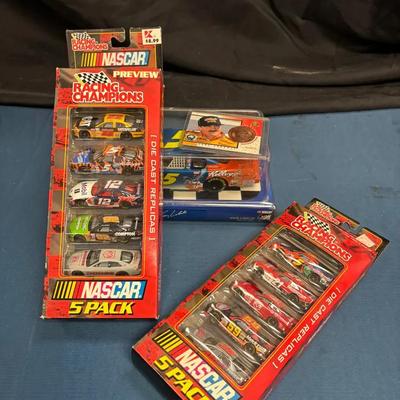 Terry Labonte NASCAR Collection (1 Card & 1 1:24) & Two 5 Packs Of 1:64 Cars For Various Drivers