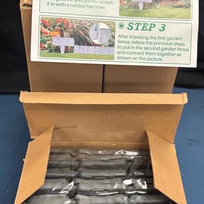 5 Boxes Of Yaxshi Garden Border Edging (2 Packs Of 8 Per Box)