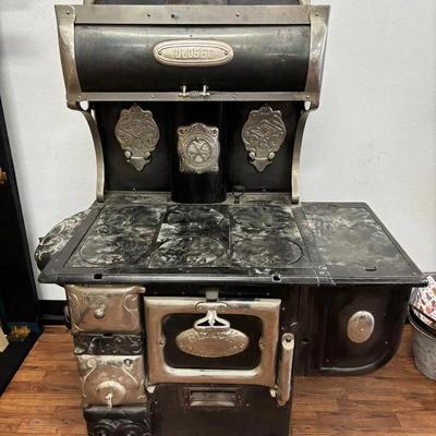 Antique Cast Iron Wood Burning Cook Stove