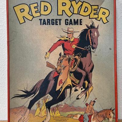 Vintage " The Red Ryder" Target Game No. 2914 Copy Right 1939 Whitman Publishing Co.