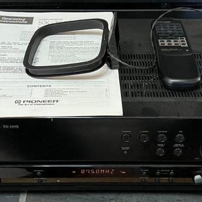 Pioneer Stereo Receiver Model SX-255R With Manual And Remote