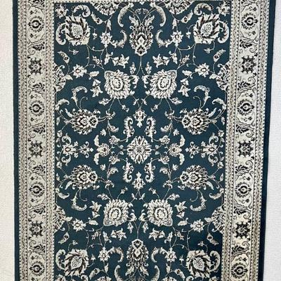 Alba 100 Percent Polypropylene Denim 65 X 91" Area Rug