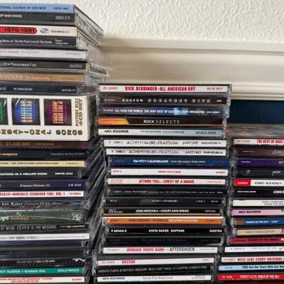 Large Lot Of CD's - Mo Town, Rock And Roll, Boston, Rolling Stones, Tom Petty, Temptations, And More