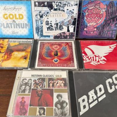
(8) CD's - Bad Company, Beatles, Aerosmith, Boston, Lynyrd Skynyrd, And More