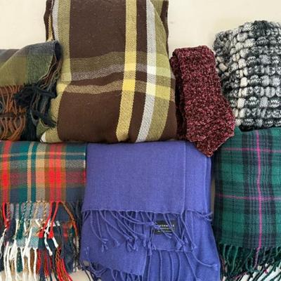 Assorted Scarves - 100 Percent Cashmere, (2) J Crew, And More