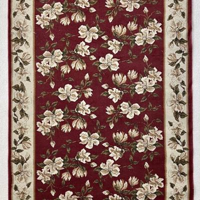 Alfombra 100 Percent Olefin 63 X 93" Floral Area Rug