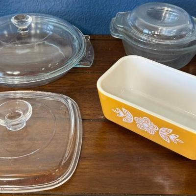 
Pyrex Refrigerator Bowl And Lids, Anchor Hocking Covered Glass Bowl, And More